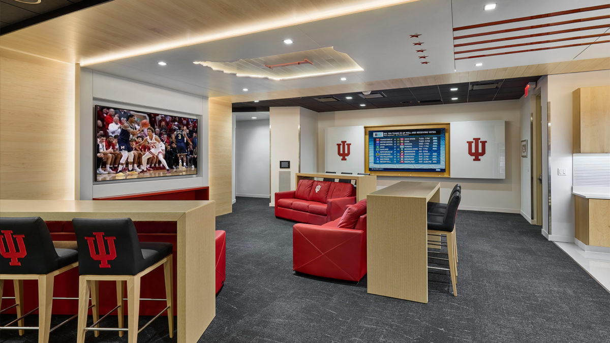 Men’s Basketball Practice Locker Room